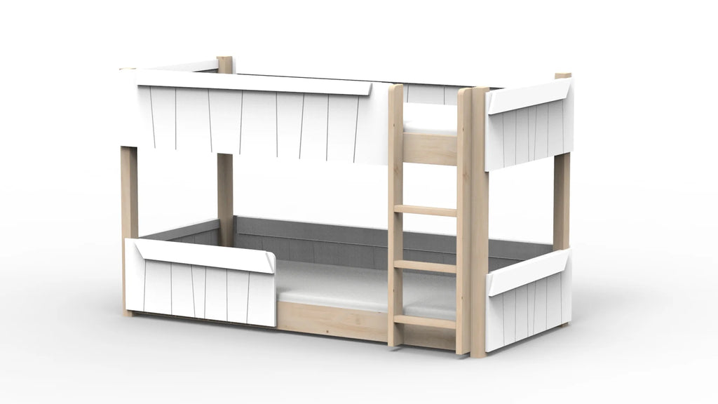 Lit Montessori au sol Base superposé - Étoile