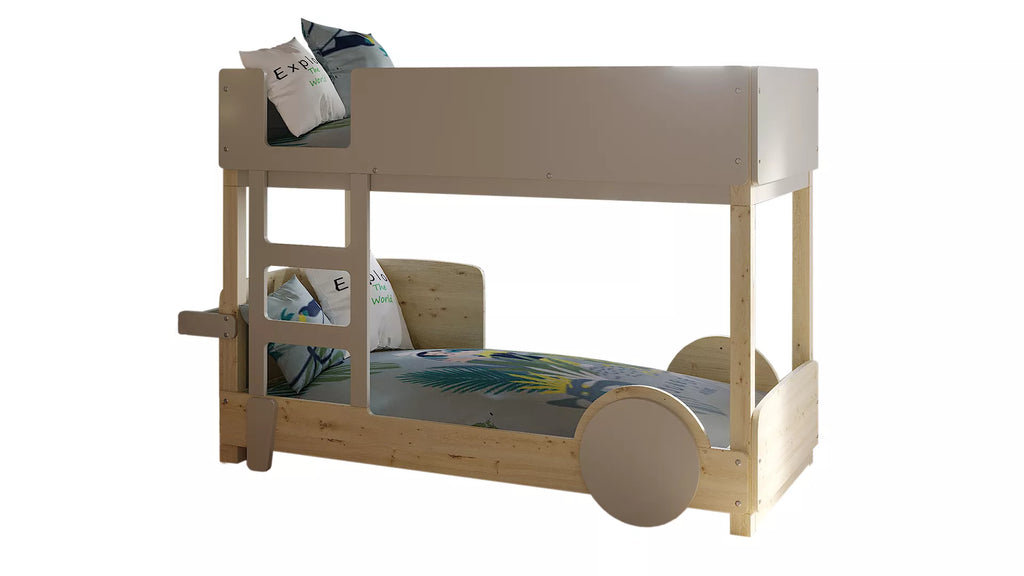 fond blanc lit montessori superpose sans tiroir