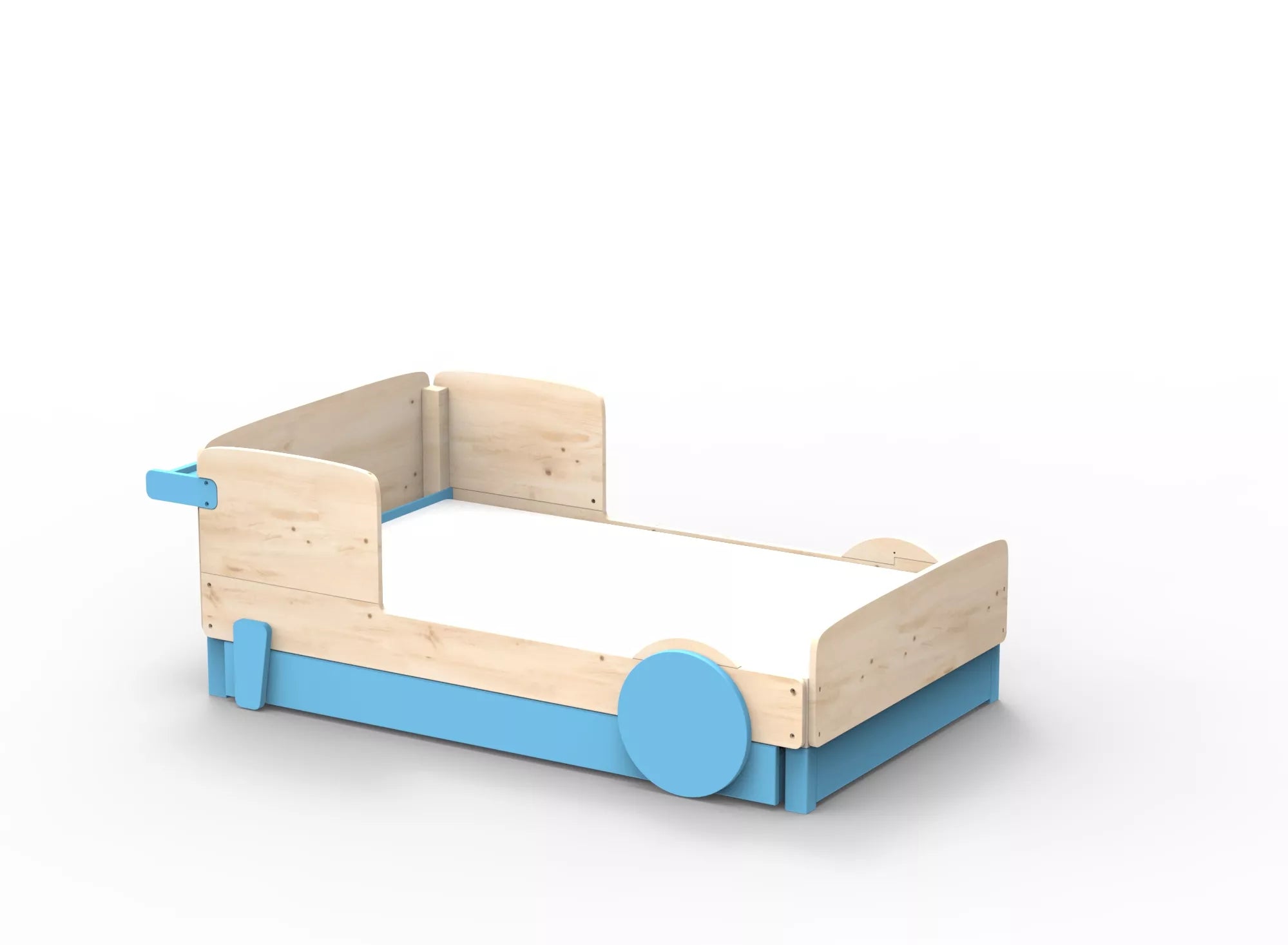 Lit Montessori simple avec tiroir en bois massif – Éveil