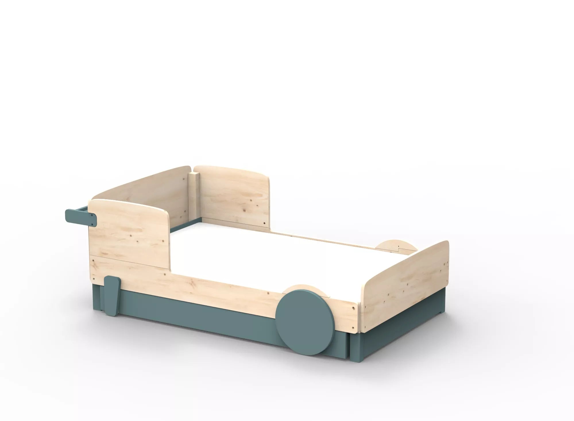 Lit Montessori simple avec tiroir en bois massif – Éveil