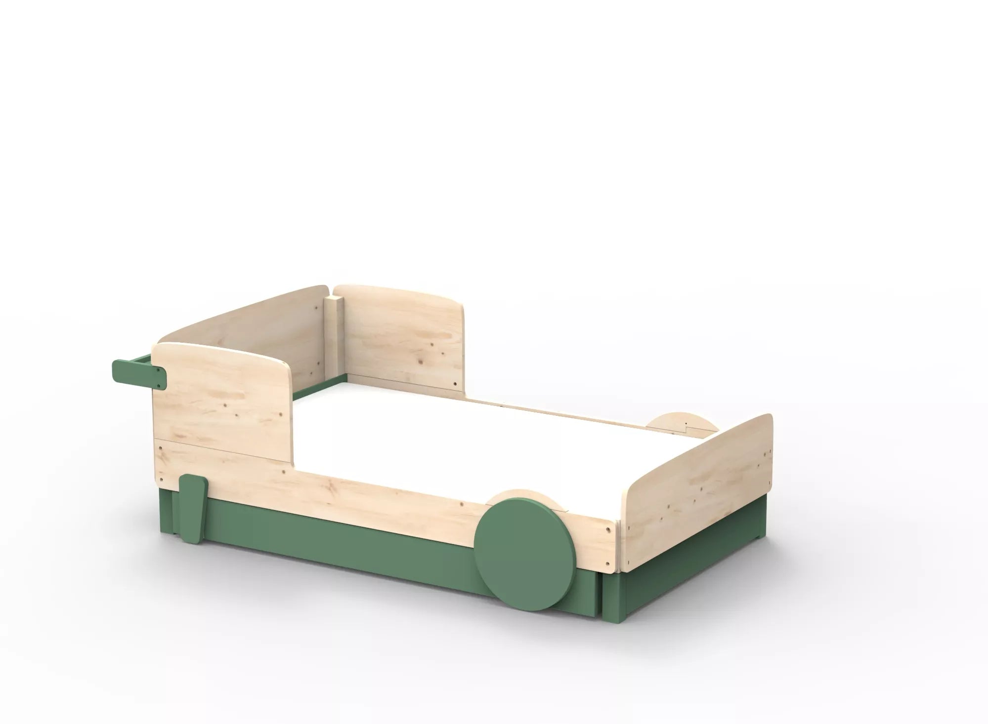 Lit Montessori simple avec tiroir en bois massif – Éveil