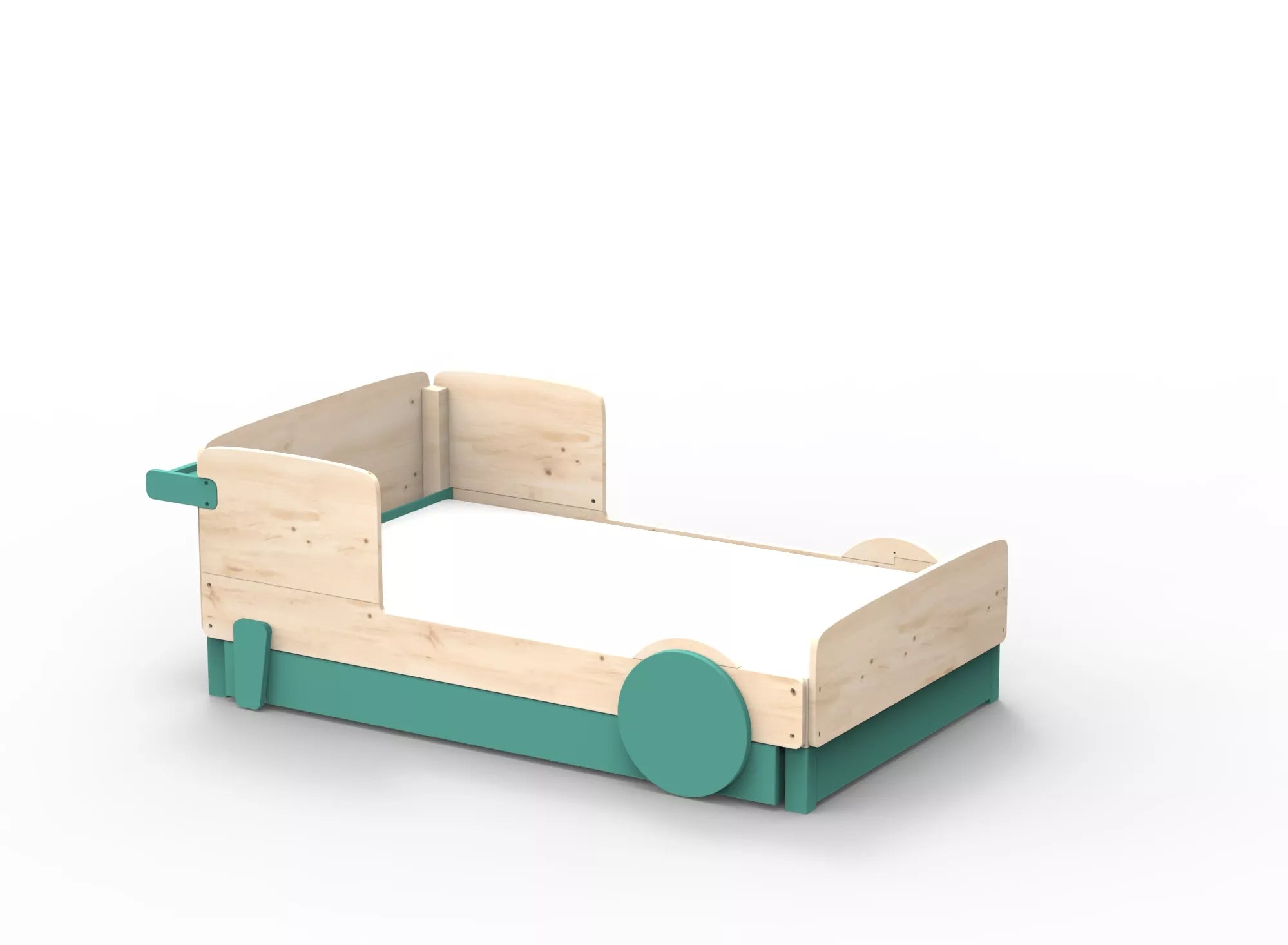 Lit Montessori simple avec tiroir en bois massif – Éveil
