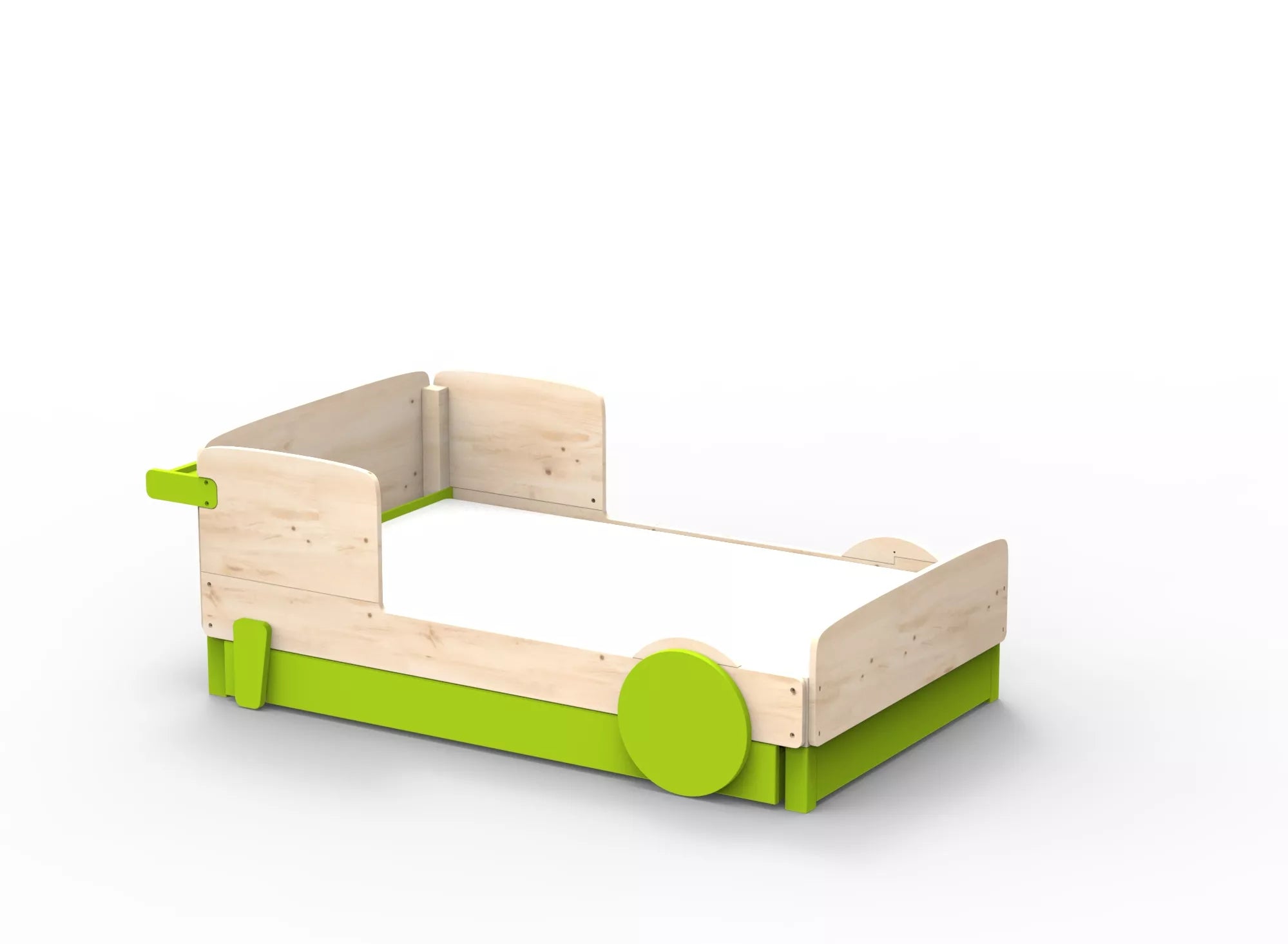 Lit Montessori simple avec tiroir en bois massif – Éveil
