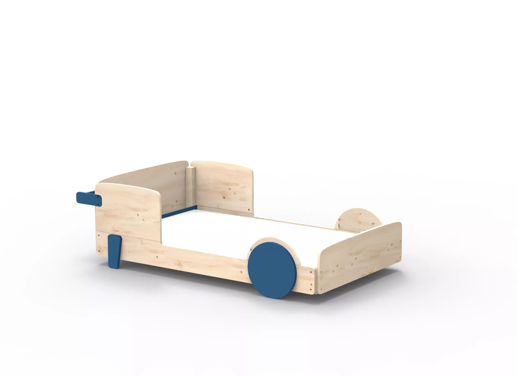 Lit Montessori simple en bois massif – Éveil