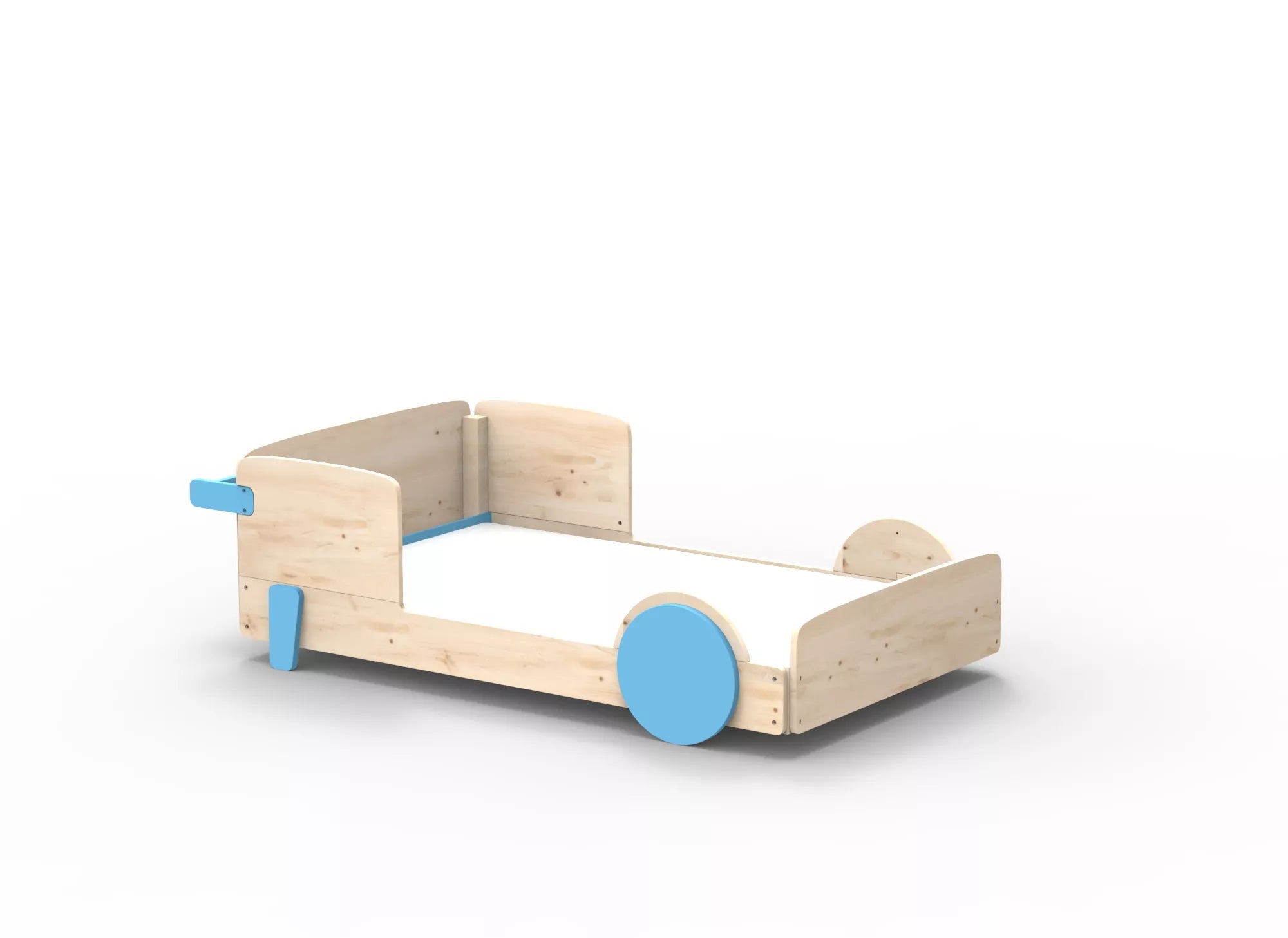Lit Montessori simple en bois massif – Éveil