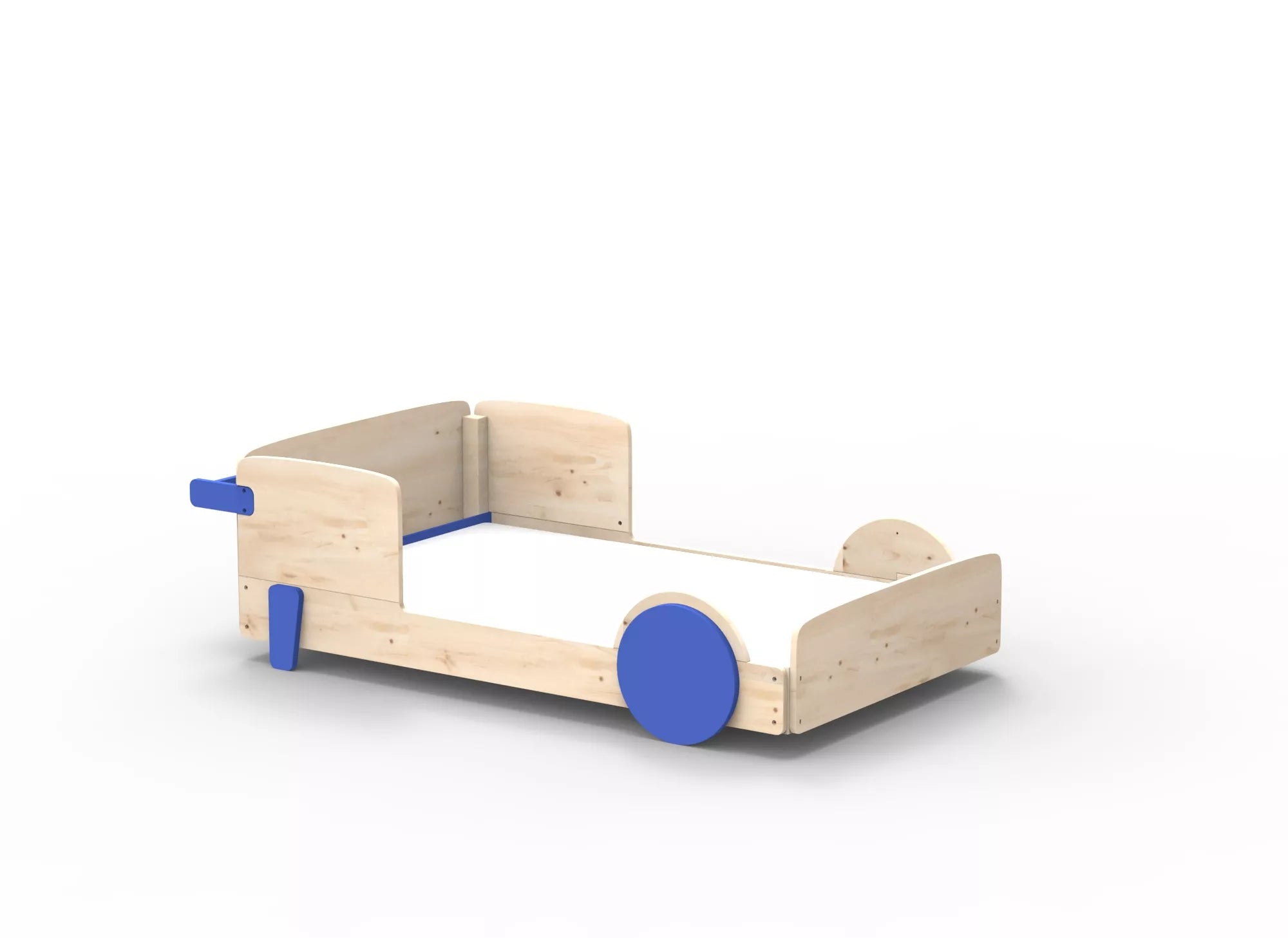 Lit Montessori simple en bois massif – Éveil