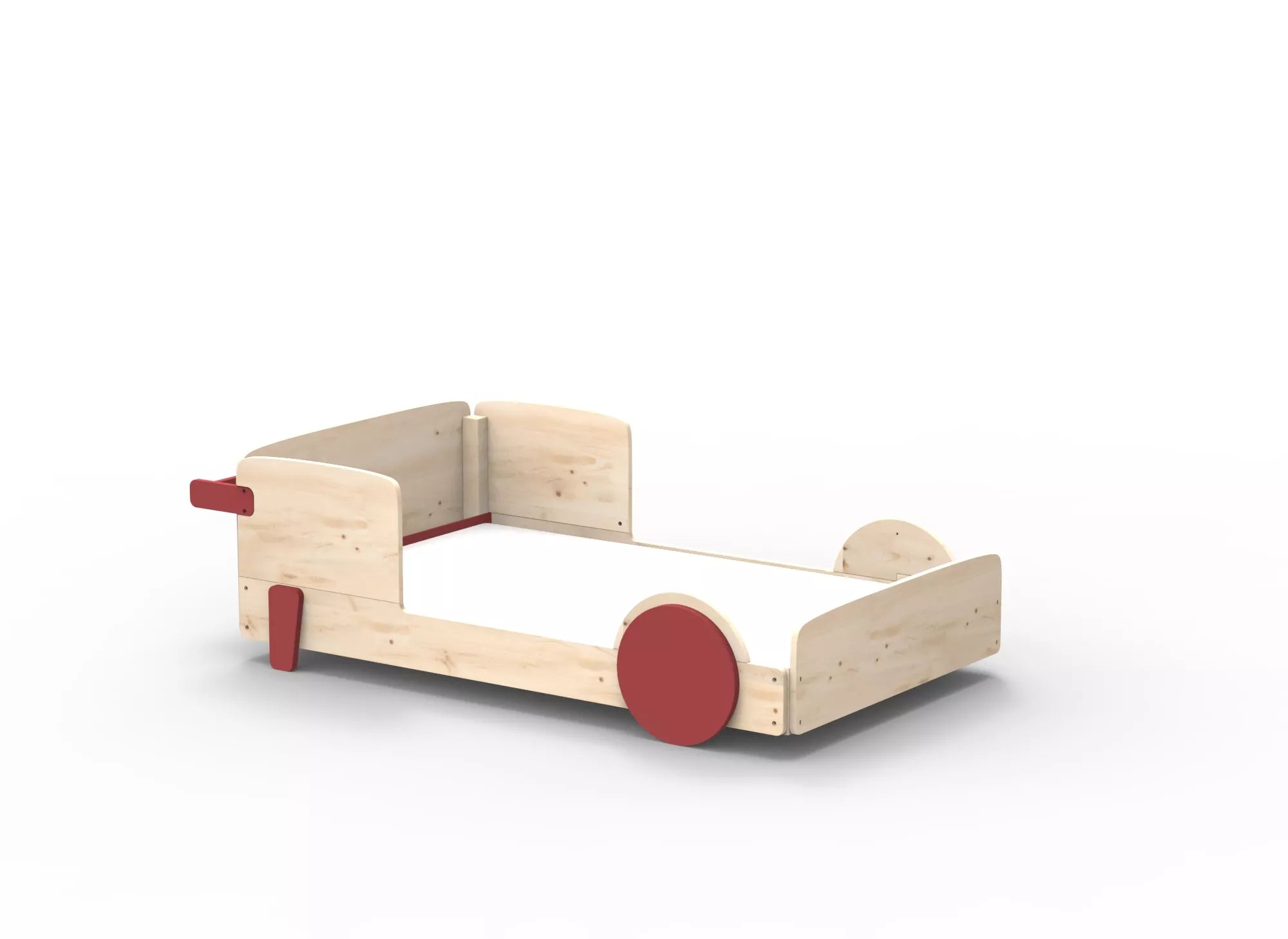 Lit Montessori simple en bois massif – Éveil