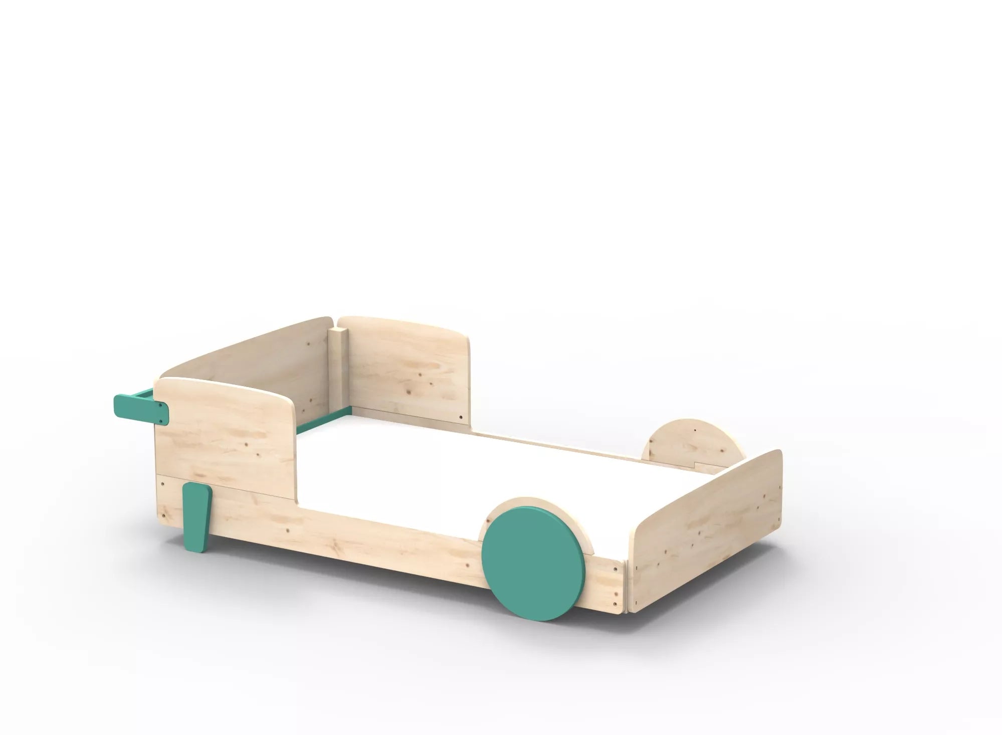 Lit Montessori simple en bois massif – Éveil