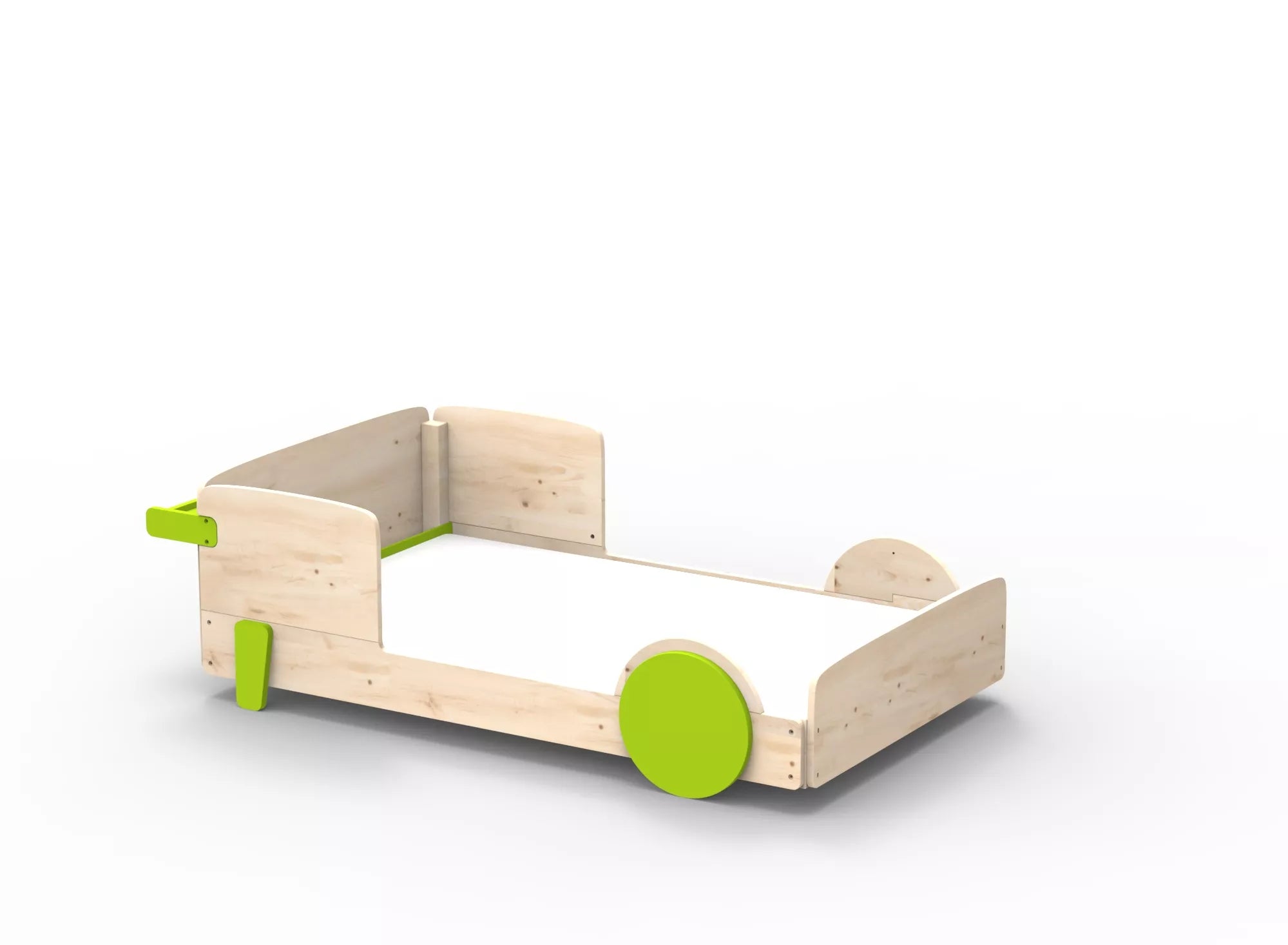 Lit Montessori simple en bois massif – Éveil
