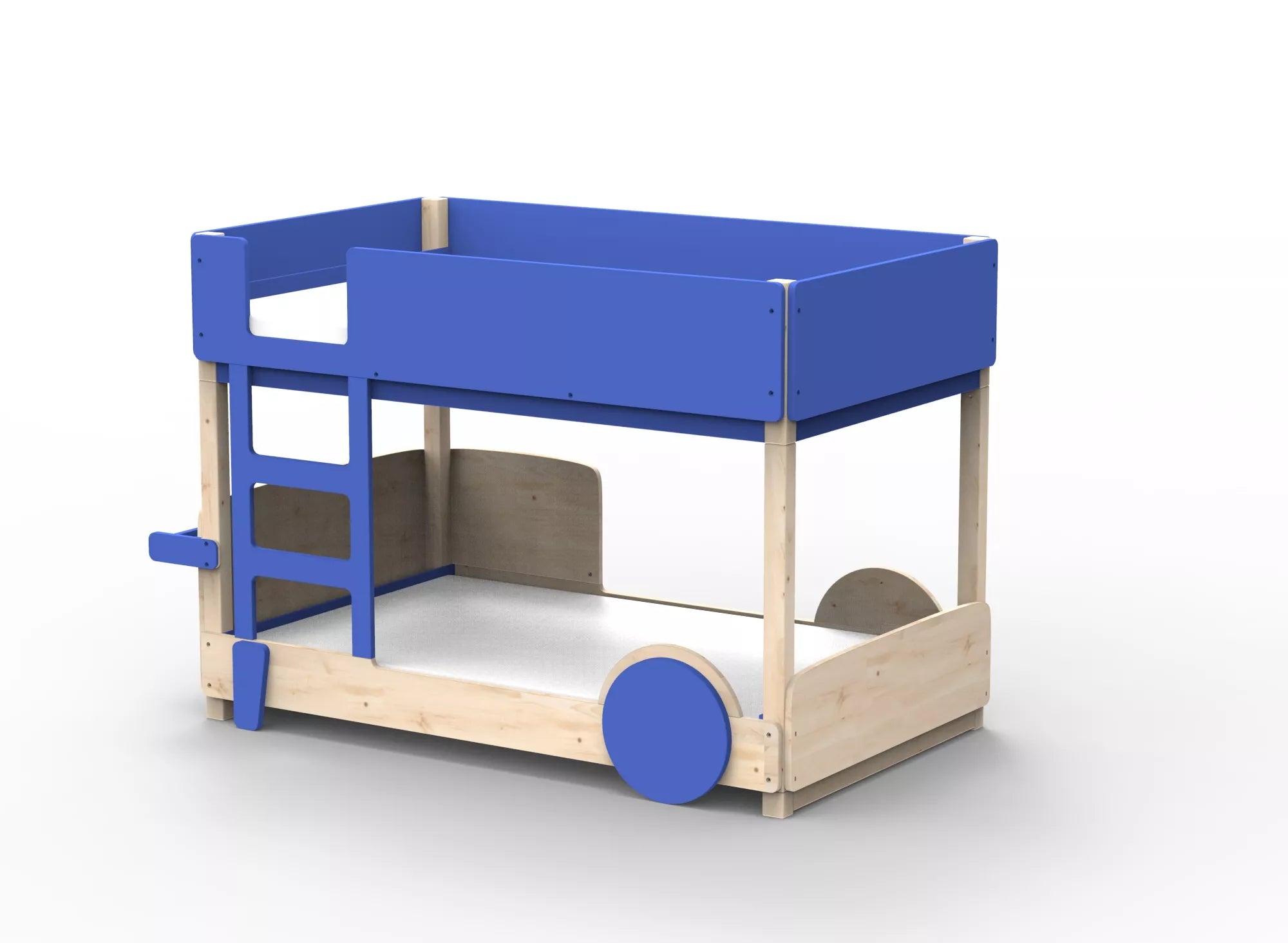 Lit Montessori superposé en bois massif - Éveil