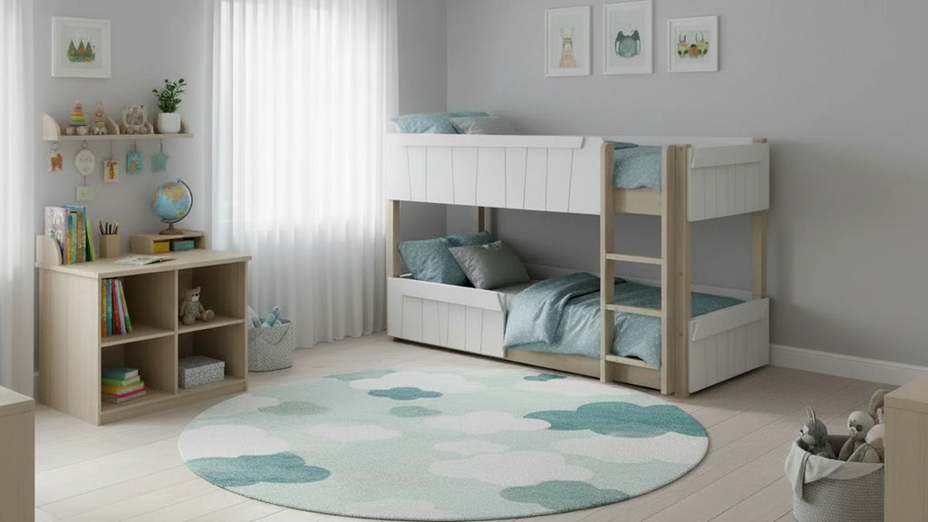 Lit Montessori au sol Base superposé - Étoile
