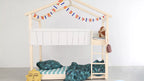 Lit Montessori cabane M1 superposé - Étoile