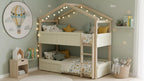 Lit Montessori cabane M2 superposé - Étoile