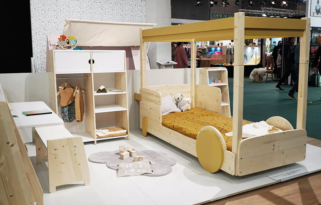 lit montessori baldaquin sans tiroir mise en situation